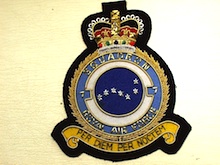 7 Squadron QC RAF blazer badge - Click Image to Close